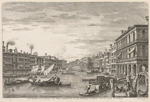 Pohledy na Benátky: Rialto od Michele Marieschi