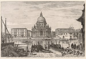 Pohledy na Benátky: S. M. Della Salute od Michele Marieschi