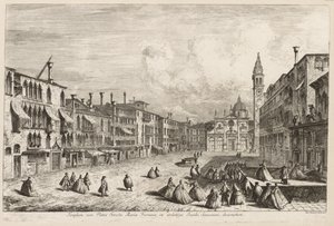 Pohledy na Benátky: S. Maria Formosa, 1741. od Michele Marieschi