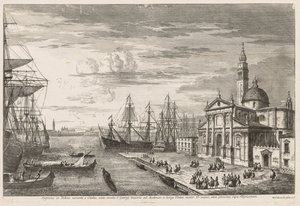 Pohledy na Benátky: Povodí sv. Marka, 1741.
