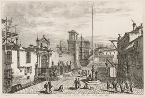 Pohledy na Benátky: Brány arzenálu, 1741. od Michele Marieschi