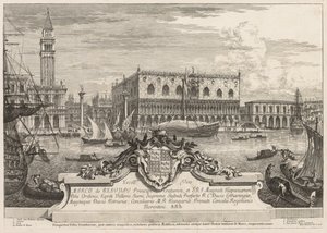 Pohledy na Benátky: Piazzetta a Dóžecí palác, 1741.