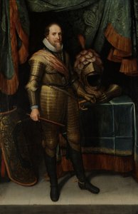 Maurits, princ Oranžský (1567-1625) Portrét Mauritů (1567-1625), prince z Orange od Michiel Jansz van Mierevelt