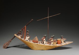 Model lodi, konec 11. až počátek 12. dynastie, 2040-1648 př.n.l. od Middle Kingdom Egyptian