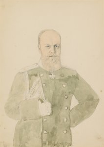 Portrét císaře Alexandra III od Mihaly von Zichy