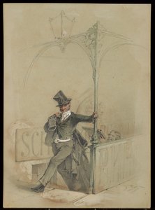 Nepřítomný Reveller, od Mihaly von Zichy