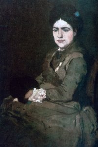 Paní Munkacsy, c1864-1900 od Mihály Munkácsy