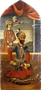 Portrét Čingischána, s mládeží v účasti, c.1803-4 od Mihr Ali