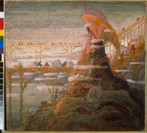 Anděl (Andělské preludium) od Mikalojus Ciurlionis