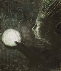 Přátelství par Ciurlionis, Mikalojus Konstantinas (1875-1911). Pastel na papíře, rozměr: 73,4x63,5