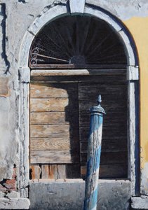 Pohled z gondoly (olej na desce) od Mike Briscoe