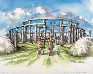 Woodhenge, c25. století před naším letopočtem, c1990-2010