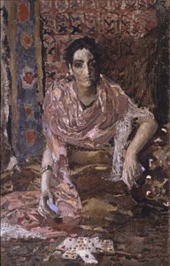 Věštkyně, 1895 od Mikhail Aleksandrovich Vrubel