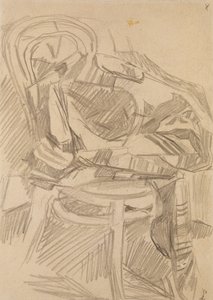 Plaid na židli, 1904 od Mikhail Aleksandrovich Vrubel