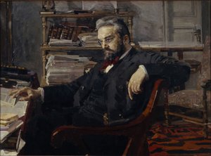 Portrét Konstantina Dmitryeviče Artsybuševa 1849-1901, 1897 od Mikhail Aleksandrovich Vrubel