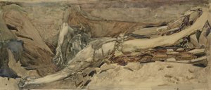 Svržení démona, 1901 od Mikhail Aleksandrovich Vrubel