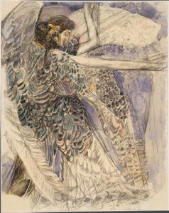 Seraph, 1904-1905. od Mikhail Aleksandrovich Vrubel