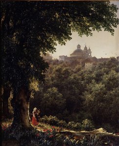 Ariccia u Říma, 1836