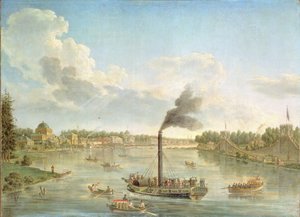 Velký palác Peterhof ve Finském zálivu, 1761 od Mikhail Ivanovich Makhaev