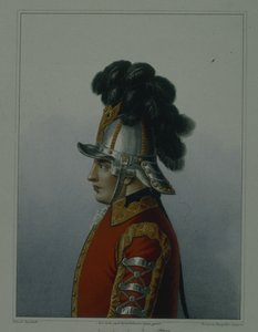 Přilba jezdeckého pluku Life Guard v letech 1764-1796, počátek 40. let 19. století od Mikhail Ivanovich Terebenev