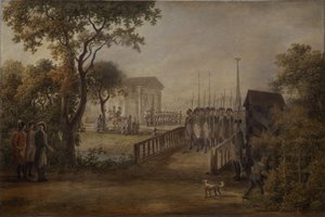 Střídání stráží na Carinas Meadow v Petrohradu, 1799