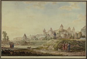 Pohled na pevnost Bender, 1790