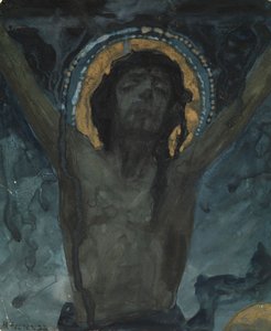 Kristus na kříži od Mikhail Vasilievich Nesterov