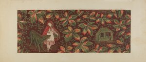 Tištěný textil, c. 1940. od Mildred Ford