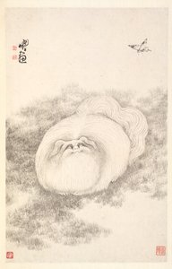 Kočka a motýl, 1788. od Min Zhen