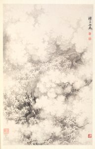 Drak uprostřed mraků, 1788. od Min Zhen