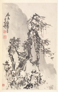 Krajina ve způsobu Ma Yuan, 1788. od Min Zhen