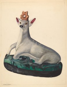 Figurka jelena, c. 1936.