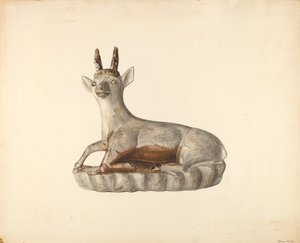 Figurka jelena, c. 1938.