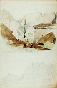 Eliášův klášter, hora Sinaj od Miner Kilbourne Kellogg
