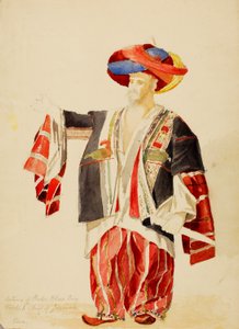 Kostým Beder Khan Bey od Miner Kilbourne Kellogg