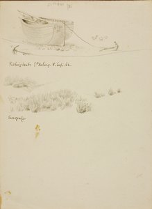 Rybářský člun/Seagrass, St. Valery od Miner Kilbourne Kellogg