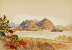 Lago Maggiore, Itálie, n.d. od Miner Kilbourne Kellogg