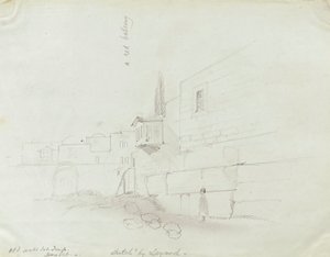 Červený balkon, Jeruzalém od Miner Kilbourne Kellogg