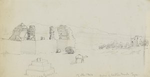 Zřícenina křesťanského kostela, Týr od Miner Kilbourne Kellogg