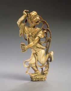 Postava Kui Xing (vyřezávaná slonovina) (viz také 272116)