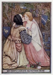 Lady Clare. Lord Tennyson (barevné lito)