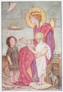 Svatá Markéta Skotská (barva litho)