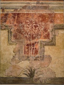 Minojské složení. Panel "Liliy Frescoes" od Minoan