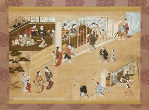Pokoj pro potěšení Yoshiwara, c1670-c1685