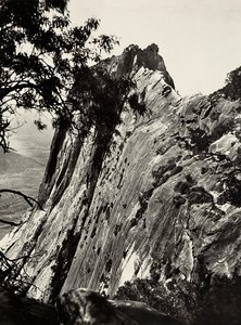 „Budování říše“ ve fašistickém věku: Mount Bianco, Zaad Amba, 9.5.1936 (černobílá fotografie) od Modestino Baldinetti