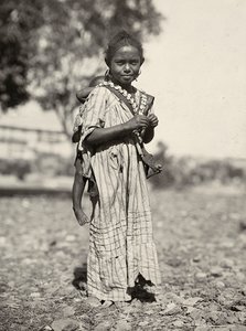 „Budování říše“ ve fašistickém věku: Habešská dívka, 09.05.1936 (černobílá fotografie) od Modestino Baldinetti