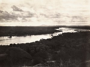 „Budování říše“ ve fašistickém věku: cesta z Gascu do Tessenei, 09.05.1936 (černobílá fotografie) od Modestino Baldinetti