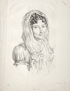 Portrét ženy, 1819. od Moisbach