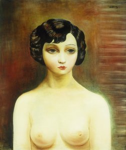 Busta mladé ženy; Buste de Jeune Femme od Moise Kisling
