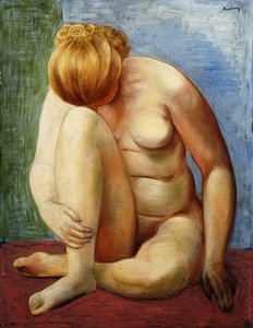 Sedící nahá žena; Femme Nue Assise